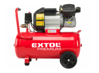 Kompresor olejový dvojvalcový, príkon 2,2kW, nádoba 50l, max. 8bar, Extol Premium