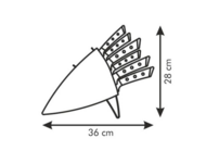 Tescoma Blok na nože AZZA so 6 nožmi