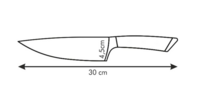 Tescoma Nôž kuchársky AZZA 16 cm