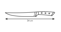 Tescoma Nôž na porciovanie AZZA 21 cm