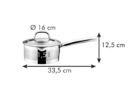 Tescoma Rajnica PRESIDENT s cediacou pokrievkou ø 16 cm, 1,5 l