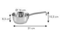 Tescoma Rajnica GrandCHEF ø 16 cm, 1,25 l