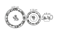 Tescoma Jedálenská súprava BAMBINI, autíčka, 3 ks