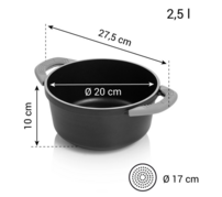 Tescoma Kastról SmartCLICK ø 20 cm, 2,5 l