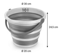 Tescoma Upratovacie vedro ProfiMATE 10 l, skladacie